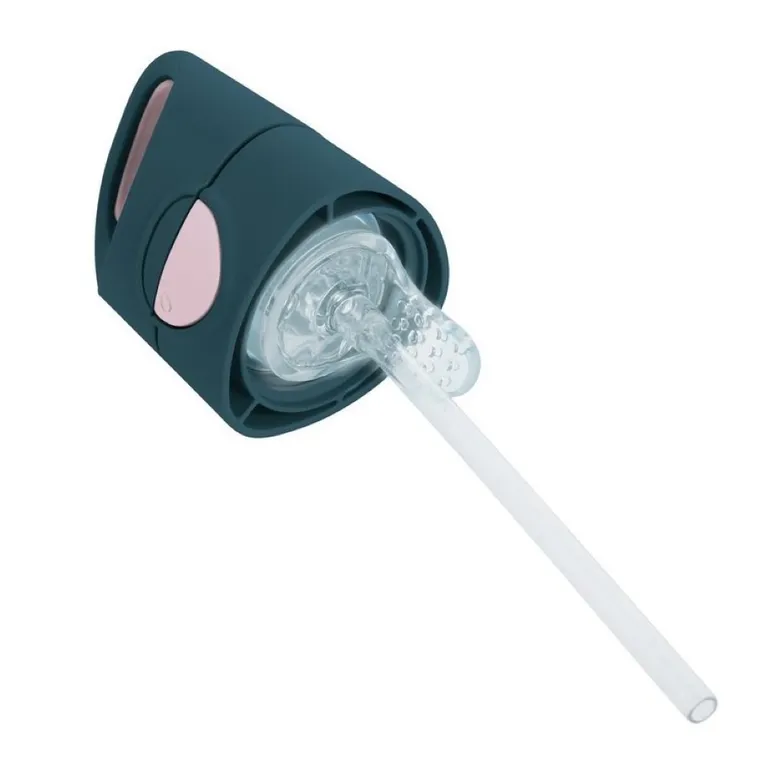 b.box, Indigo Rose, butelka tritanowa ze słomką, 450 ml