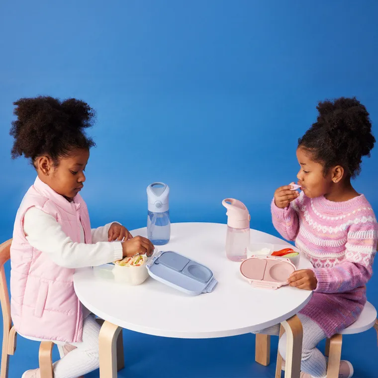 b.box, Junior, butelka ze słomką, Spearmint, 380 ml