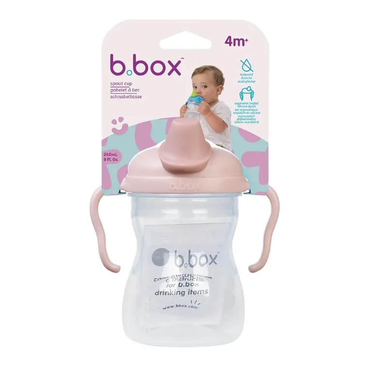 b.box, kubek z miękkim ustnikiem, różowy