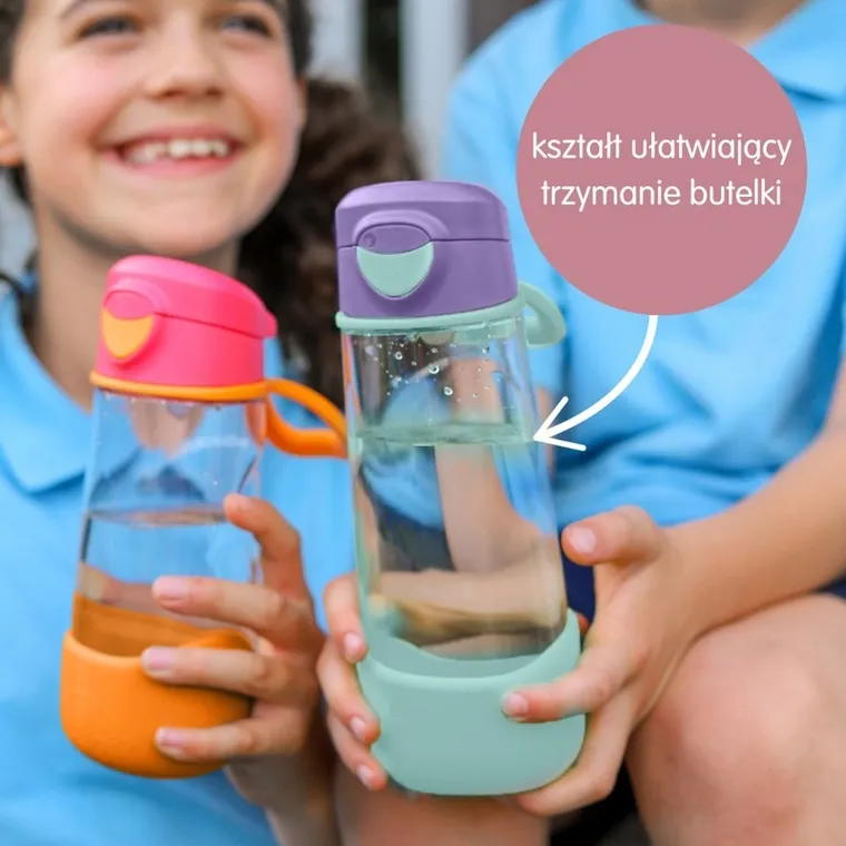 b.box, Lemon Twist, sportowa butelka tritanowa, 450 ml