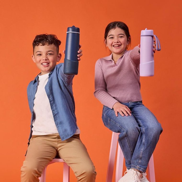 b.box, silikonowa nakładka ochronna do butelki 690 ml, lilac love