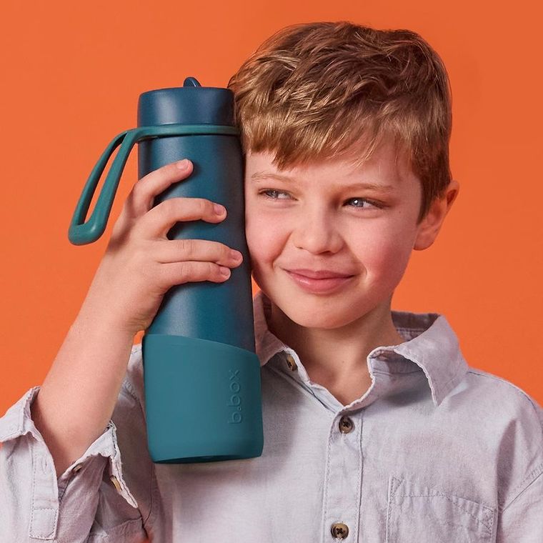 b.box, silikonowa nakładka ochronna do butelki 690 ml, seaglass