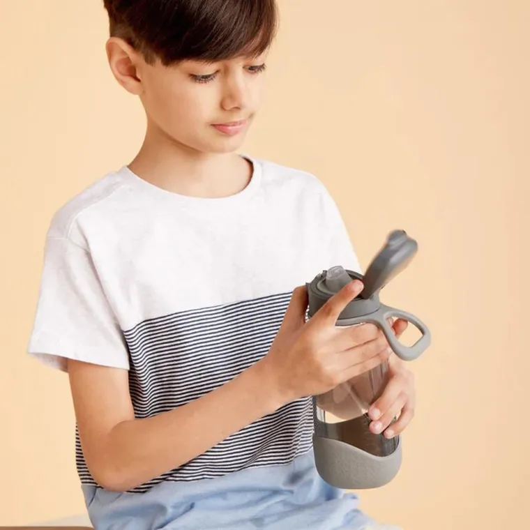 b.box, sportowa butelka tritanowa, graphite, 600 ml