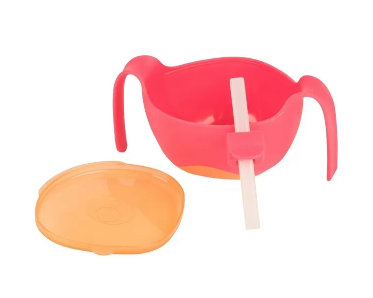 b.box, Strawberry Shake, miseczka ze słomką, 6m+