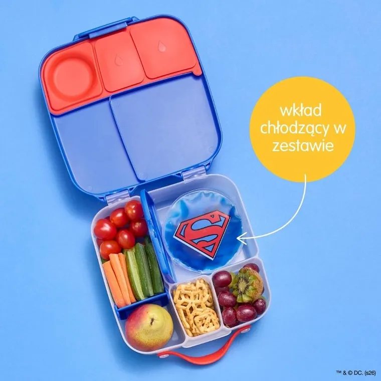 B.box, Superman, lunchbox