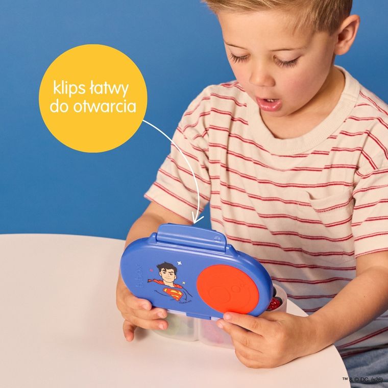 b.box, Superman, snackbox, pojemnik na przekąski