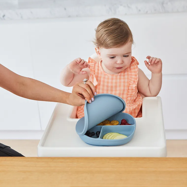 b.box, talerzyk z przykrywką, błękitny