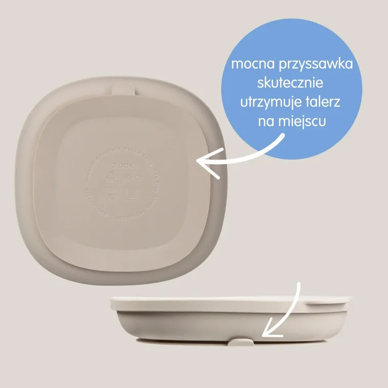 b.box, talerzyk z przykrywką, latte
