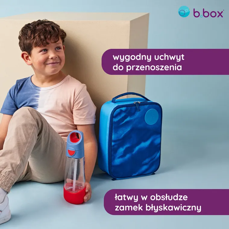 b.box, torba termiczna na lunchbox, Deep Blue