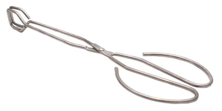 BBQ Line, szczypce do grilla, srebrne, 27 cm