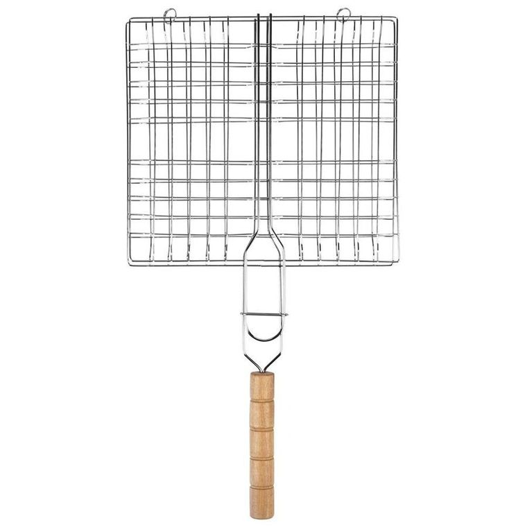 BBQ, ruszt do grillowania burgerów, stalowy, 23-43 cm