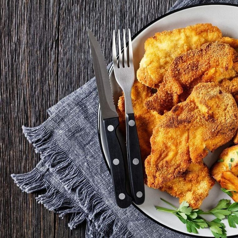 BBQ, zestaw sztućców do steków i pizzy, 12 elementów