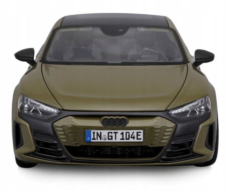 Bburago, 2022 Audi RS E-Tron GT, model pojazdu, green, 1:18