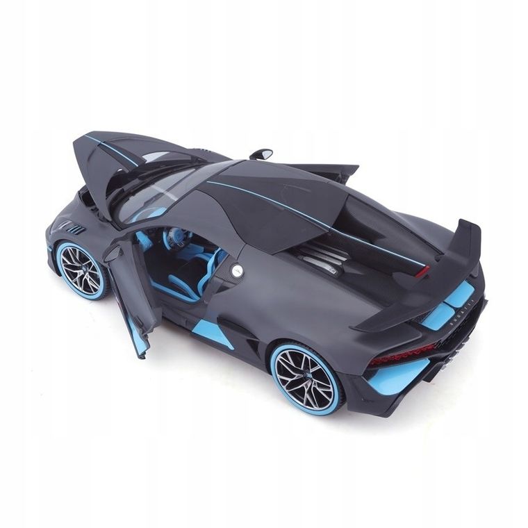 Bburago, Bugatti Divo Flat, model pojazdu, 1:18, Dark Grey