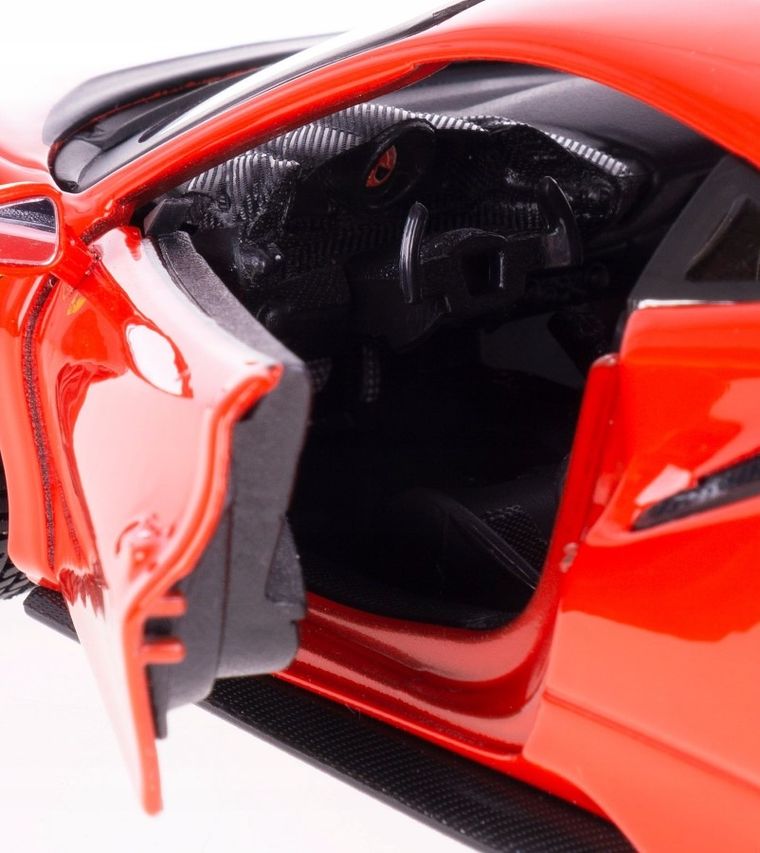 Bburago, Ferrari 488, model pojazdu, 1:24, czerwony