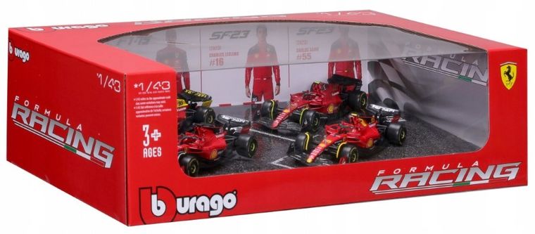 Bburago, Ferrari Racing, bolidy F1, modele pojazdów, 1:43