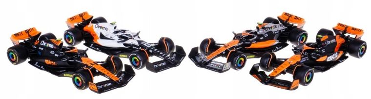 Bburago, Formula Racing, McLaren MCL36 MCL60, #4 Lando Norris, bolidy F1, modele pojazdów, 1:43
