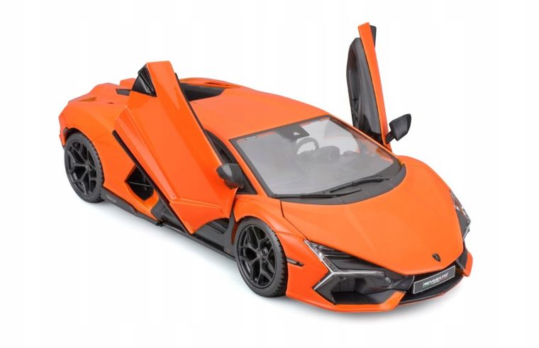 Bburago, Lamborghini Revuelto, model pojazdu, 1:24, pomarańczowy