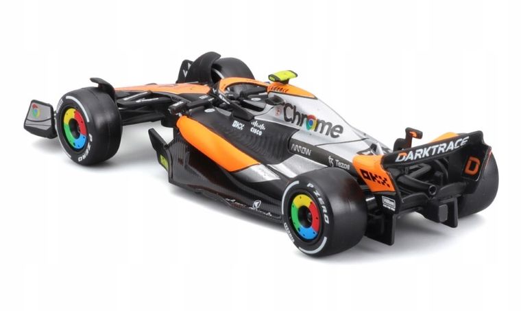 Bburago, McLaren F1 Team MCL60 Lando Norris, model pojazdu wyścigowego, 1:43