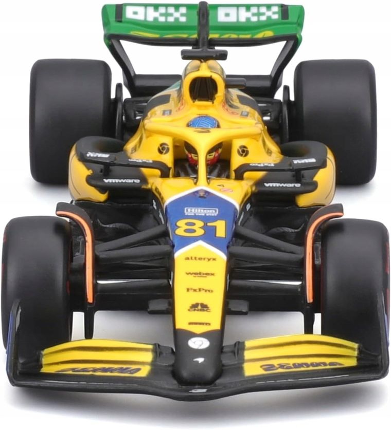 Bburago, McLaren MCL38 Oscar Piastri GP Monaco 2024, Bolid F1, model pojazdu, 1:43