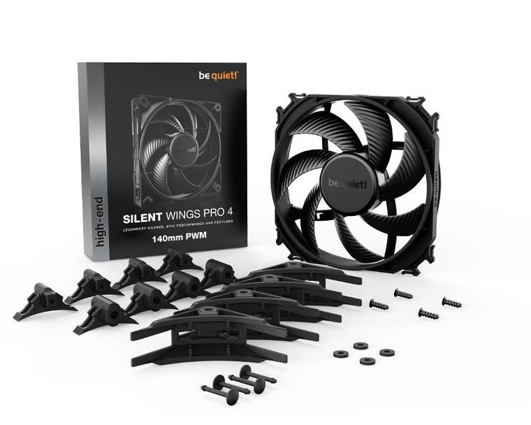 Be Quiet!, wnetylator, Silent Wings Pro 4, BL099, 140mm