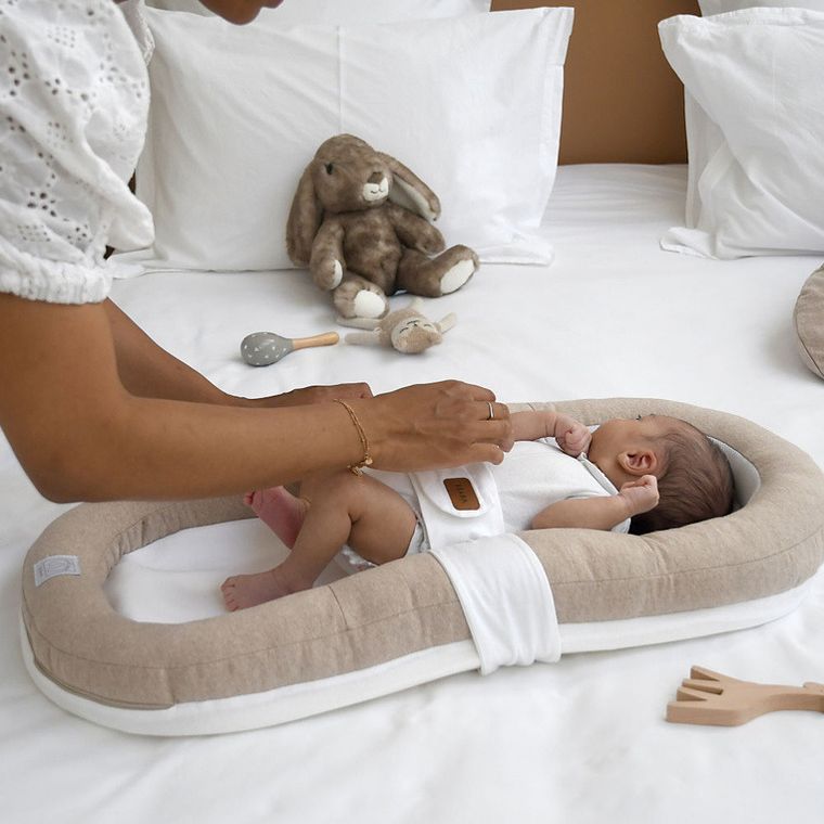 Beaba, Cocoony, kokon niemowlęcy, gniazdo, heather clay, 0-3m