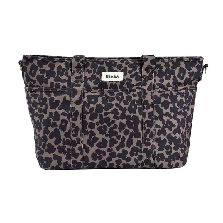 Beaba, Madrid, torba dla mamy, leopard