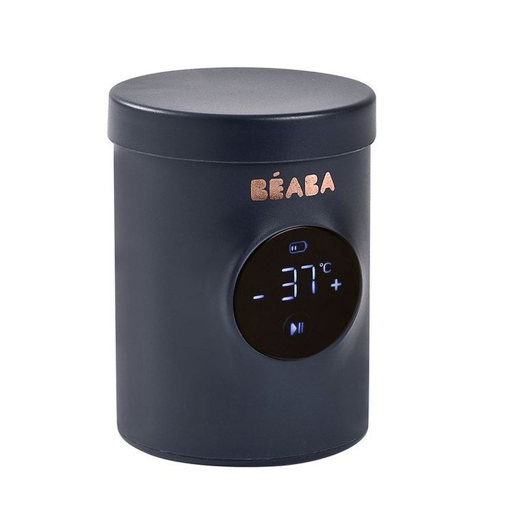 Beaba, Milk Nomad, przenośny podgrzewacz do butelek z funkcją mieszania 2w1, night blue
