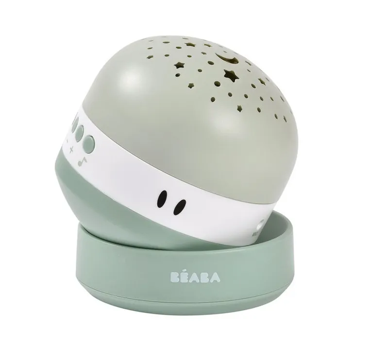 Beaba, Pixie, projektor gwiazd z pozytywką i czujnikiem płaczu, sage green