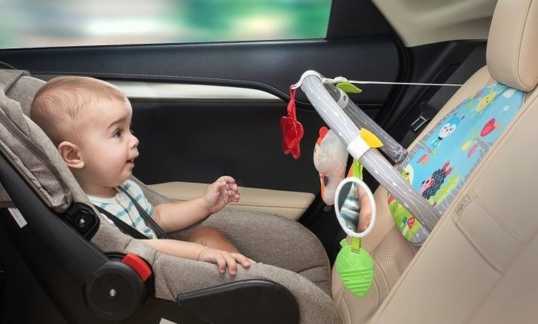 BenBat, dwustronny pałąk podróżny, z zabawkami