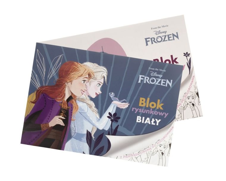 Beniamin, Kraina Lodu, blok rysunkowy, biały, A4, 20 kartek