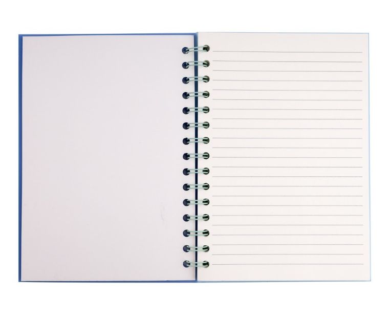 Beniamin, Lilo i Stitch, notes na spirali z przypinkami, A5, 80 kartek, kratka, niebieski, 1 szt.