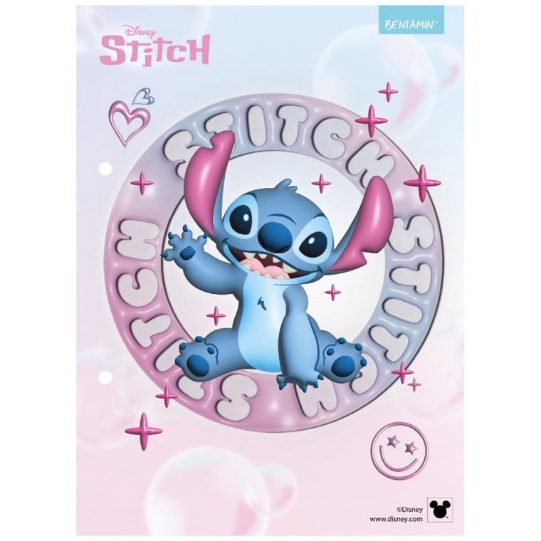 Beniamin, Lilo i Stitch, wkłady do segregatora, A5, 13 szt.