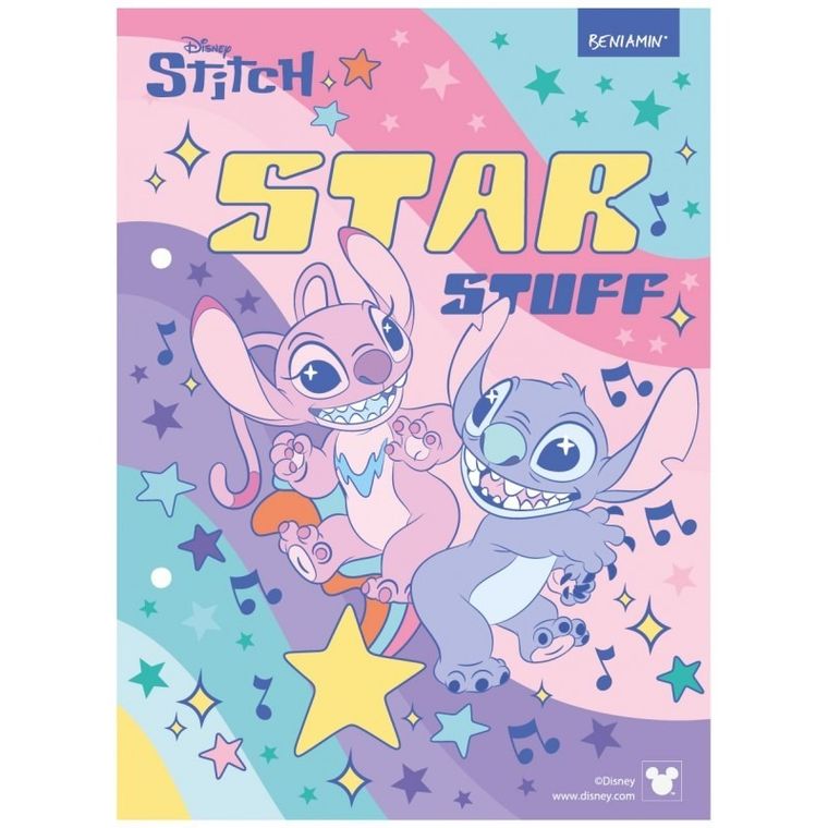 Beniamin, Lilo i Stitch, wkłady do segregatora, A5, 13 szt.