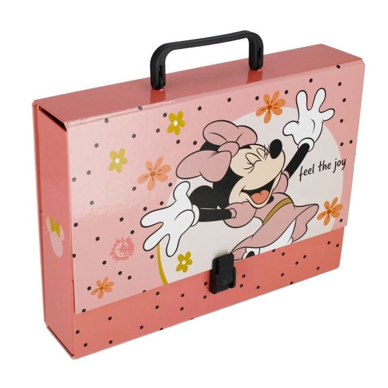 Beniamin, Myszka Minnie, teczka z rączką, A4, 65 mm, 1 szt.