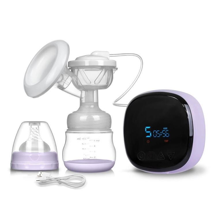 Berdsen, dwufazowy laktator elektryczny, fioletowy