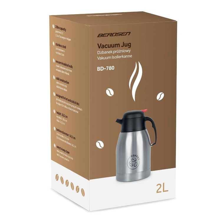 Berdsen, dzbanek próżniowy do kawy, 2l, BD-780