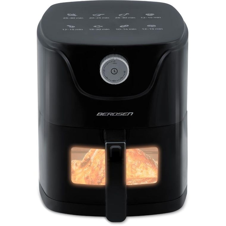 Berdsen, frytkownica beztłuszczowa, air fryer, czarny, 2,5l, BD-654
