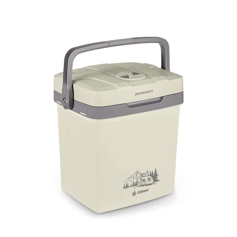Berdsen, Icemax, lodówka turystyczna, tryb Eco, kremowa, 26l