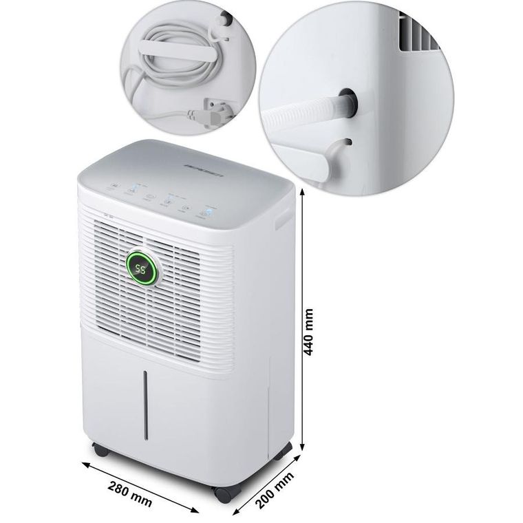 Berdsen, osuszacz powietrza kompresorowy, pochłaniacz wilgoci, biały