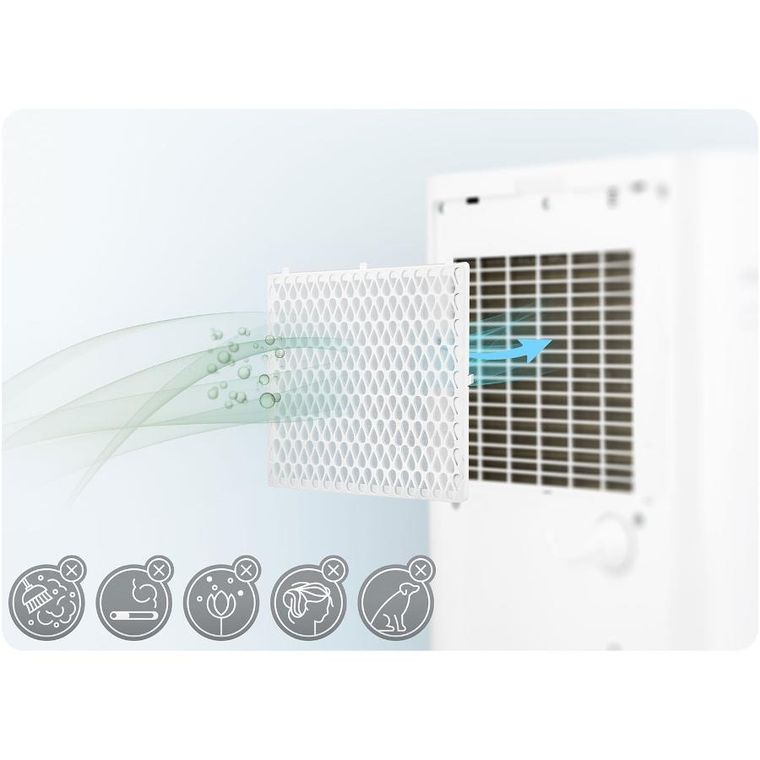 Berdsen, osuszacz powietrza kompresorowy, pochłaniacz wilgoci, biały, BD-534