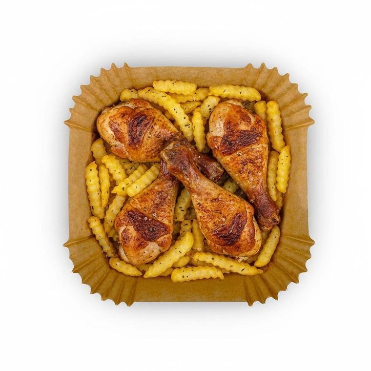 Berdsen, papier do pieczenia, wkładki do frytkownicy, 16 cm, 100 szt.