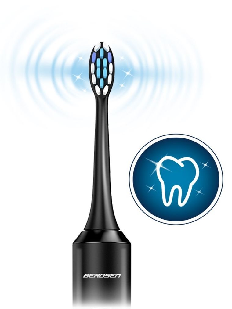 Berdsen, Sonica B5, szczoteczka soniczna do zębów, czarna