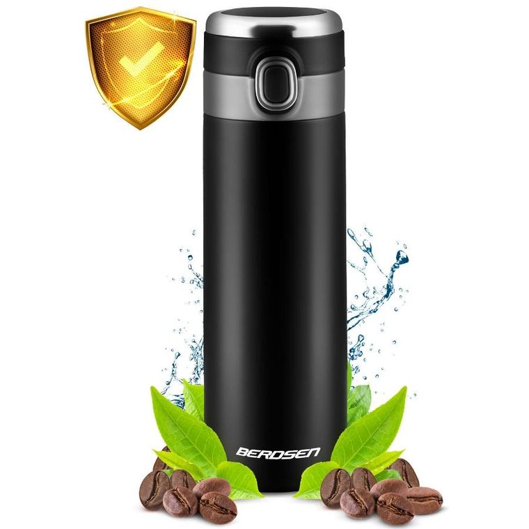 Berdsen, termos próżniowy, czarny, 450 ml