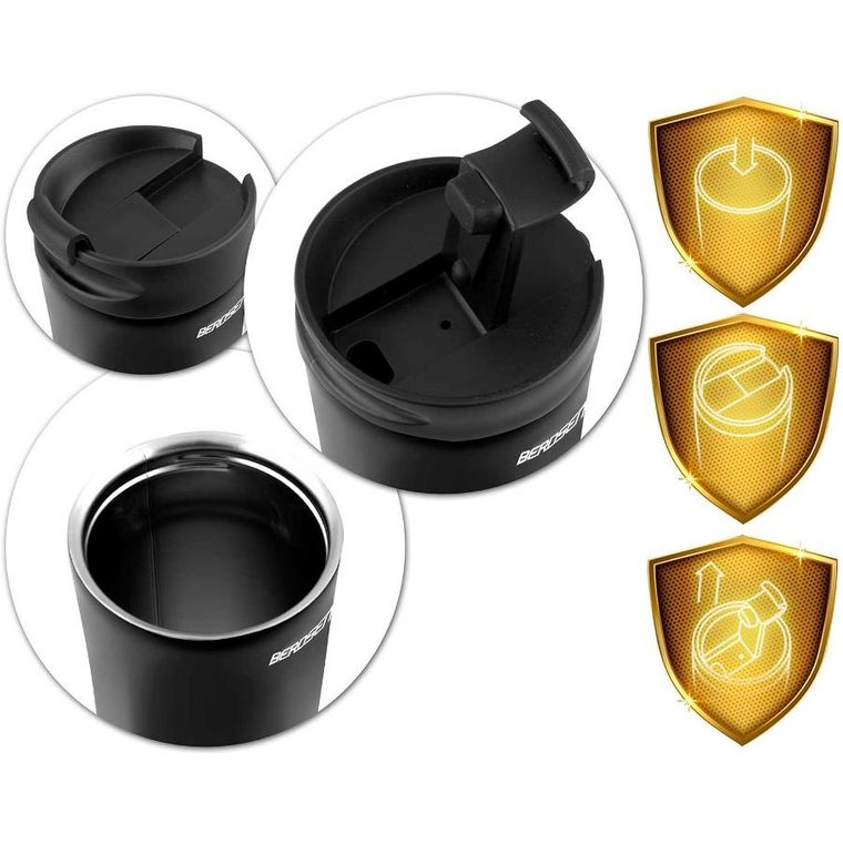 Berdsen, termos próżniowy, czarny, 470 ml