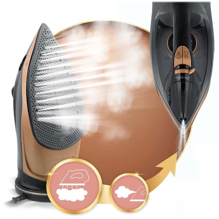 Berdsen, żelazko bezprzewodowe parowe, ceramiczna powłoka, 2600W, BD-333