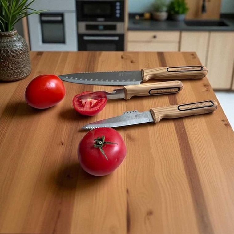 Bergner, Charcoal, zestaw noży kuchennych