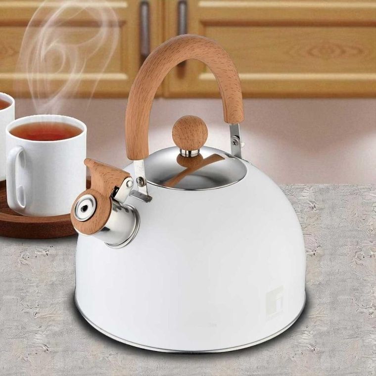 Bergner, czajnik stalowy z gwizdkiem, naturally, 2,3l, bg-37304