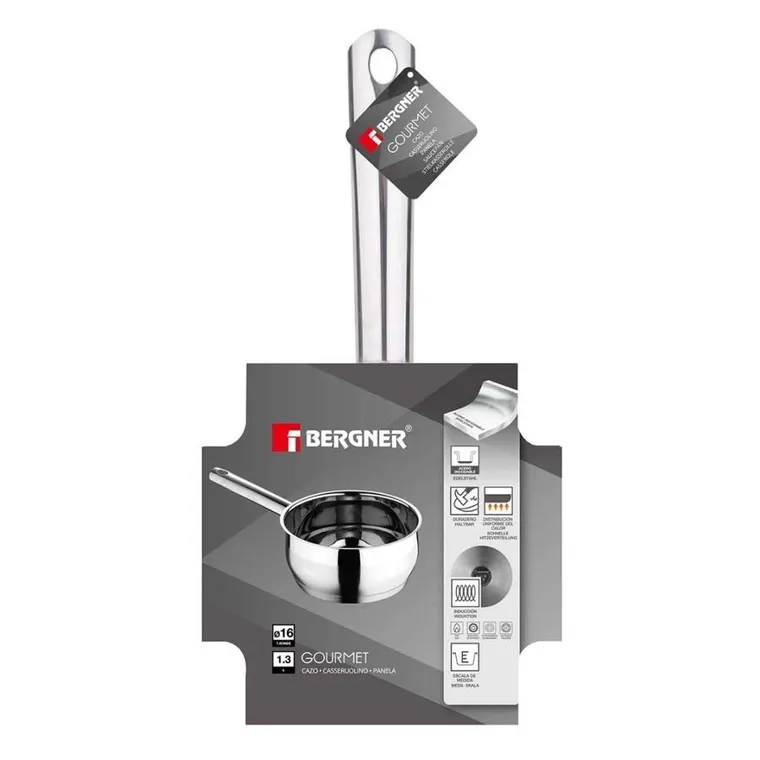 Bergner, Gourmet Line, rondelek stalowy, 1,3l