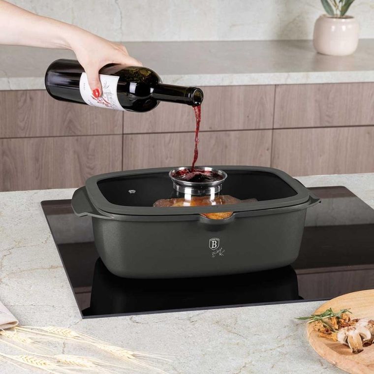 Berlinger Haus, Anthracite, brytfanna tytanowa z aromatyzerem